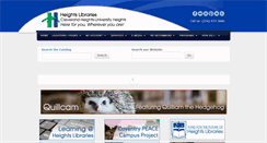 Desktop Screenshot of heightslibrary.org